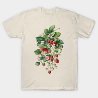 Vintage Strawberry Cottagecore T-Shirt